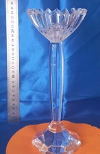 Clear Crystal Candle Holder 