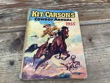 Vintage Kit Carson's Cowboy Annual 1955 Wild West Gun Slinger Comic Book