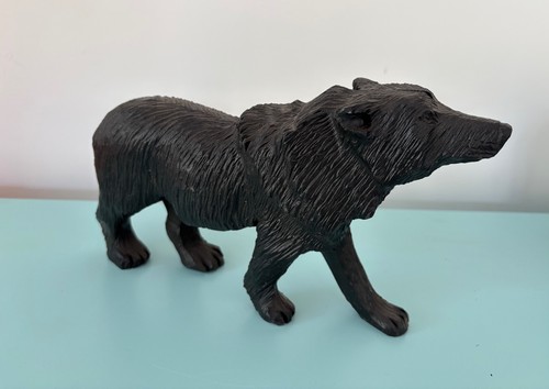 Wolf shona sculpture - wolf,