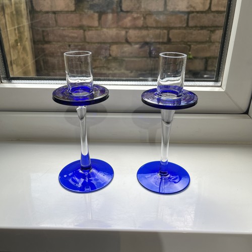 Retro hand blown cobalt - retro,