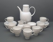 Rosenthal Coffee / Moka Service * Lotus - In White * 8 Persons