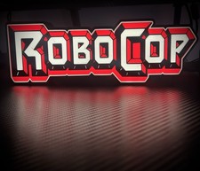 Robocop USB LED Light Up Sign