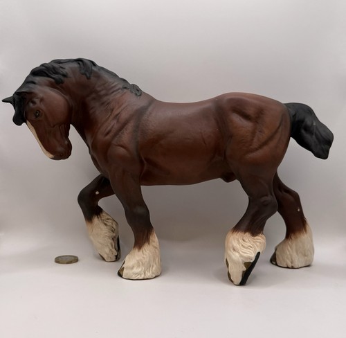 Beswick shire horse - beswick, horse,