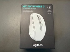 Logitech MX Anywhere 3 Compact Wireless Mouse (White / Light Grey)