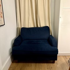 Single-Snuggle Sofa Bed – Beatrice II Matte Velvet (Dunelm) – Very Good