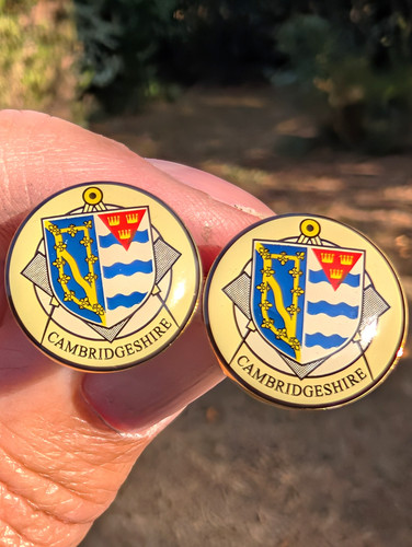 Masonic cambridgeshire enamel - masonic,