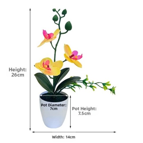 Small artificial phalaenopsis - small,