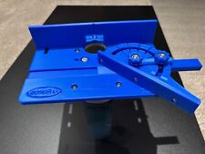 Bosch GKF 12V-8 Mini Bench Top Router Table Insert with Angle/Fence Guide