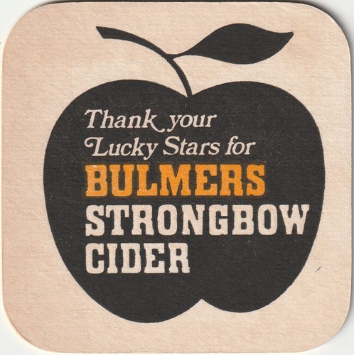 Beer mat bulmers - beer,