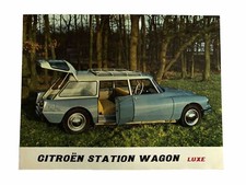 Citroen DS Estate Station Wagon Break Luxe 1961 Brochure