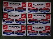 6x JOHN McGUINNESS HONDA ROAD RACING Isle of Man TT FIREBLADE sheet stickers