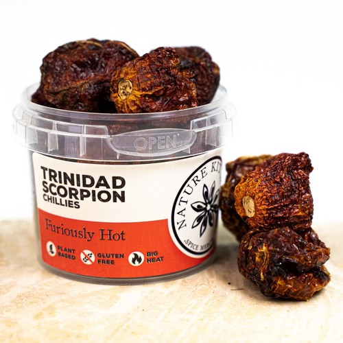 Trinidad scorpion chilli pods - scorpion,