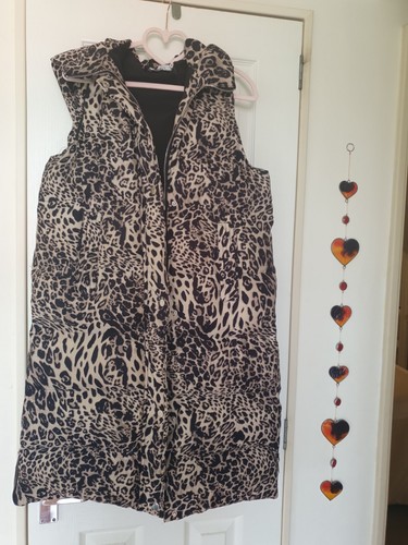Animal print quilted longline - animal,