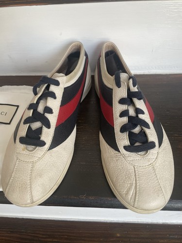 Gucci falacer white leather - falacer,