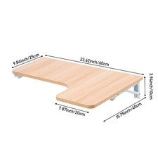Wall Mounted Table Wood Laptop