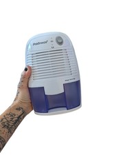 USED Pro Breeze 500ml Premium Dehumidifier – Compact & Ultra-Quiet – White/Blue
