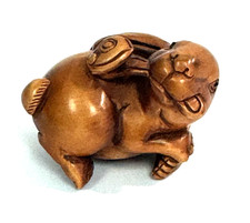 Japanese Boxwood Netsuke -
