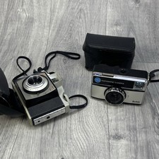 Kodak 155x Instamatic Film Camera 126 Cartridge + Kodak Brownie 44A w/ Cases Lot