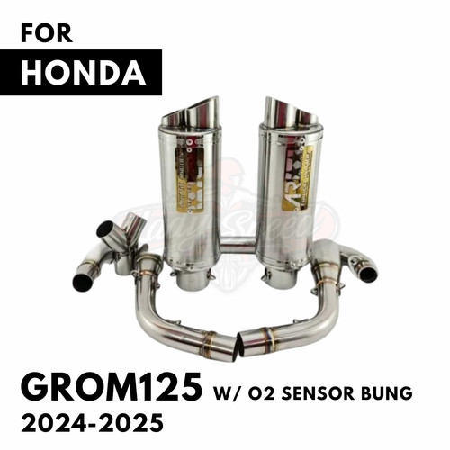Silver dual exhaust - dual, o2