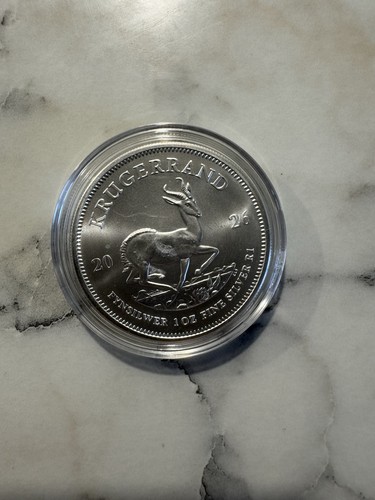 Krugerrand silver 1oz coin - krugerrand,