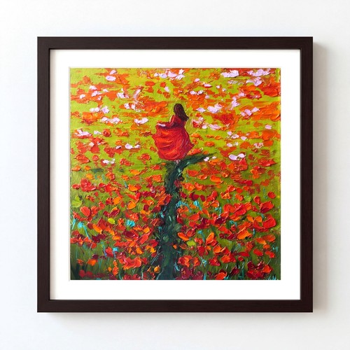 California poppy painting - california,