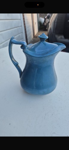 Carlton ware blue teapot - ware,