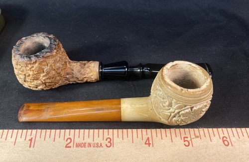Meerschaum estate pipe - lot, of
