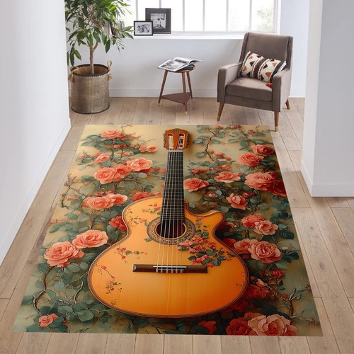 Acoustic guitar rug classic - acoustic, rug,
