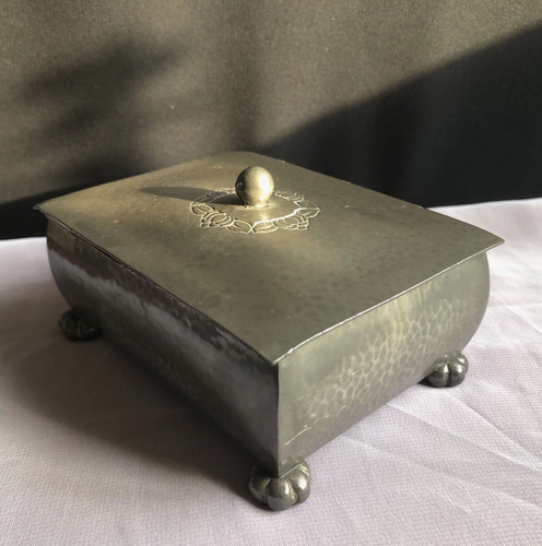 Vintage pewter trinket - pewter,