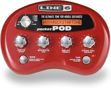 Line 6 Pocket POD Portable Guitar Effects Unit, 300+ Presets, 32 Amp Models, 16