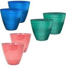 Set of 2 Large Glossy Plastic