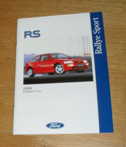 Ford brochure 1994 - ford, rs
