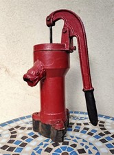 Vintage red cast iron - cast, water