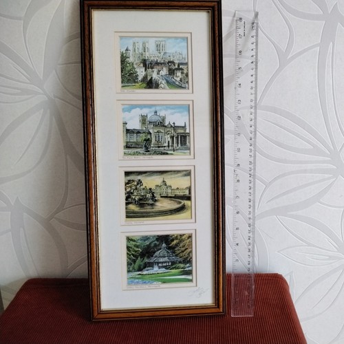 Small watercolours signed - 4,