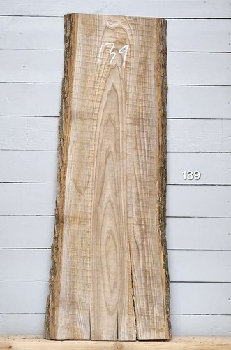Elm live edge timber 1230mm - live,
