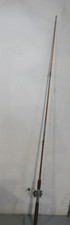 VINTAGE ANTIQUE MONTAGUE SOMERS POINT 2 PC. BAMBOO FISHING ROD 74 inches