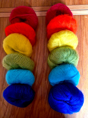 25g balls rowan kidsilk - 6, x