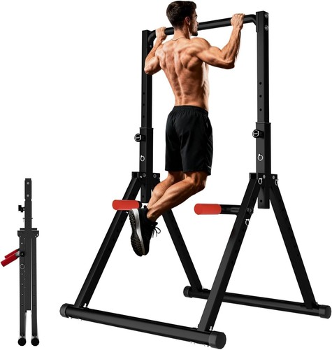 Foldable power tower dip - foldable,