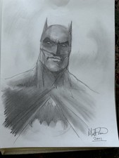 Matt Timson Original Art Batman Sketch by Artist