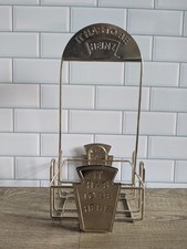 It Has To Be Heinz Metal Condiment Holder Organiser For Ketchup Mayonnaise BBQ