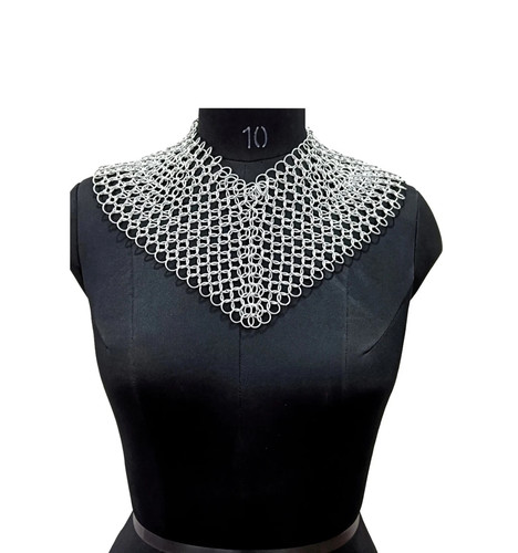 Chainmail shoulder necklace - chainmail,