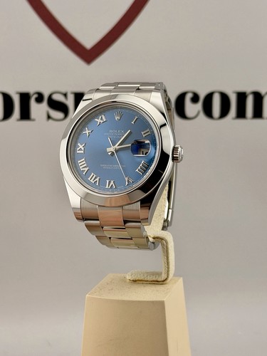 2018 rolex datejust azurro - 41,