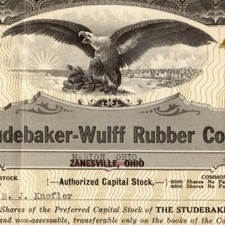 Scarce Vintage 1922 Stock