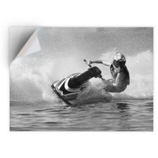 1 x Vinyl Sticker A4 - BW -