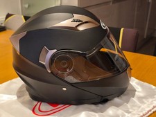 YEMA Helmet YM-925 L – Matt Black, Dual Visor, ECE 22.05, ATV/Moto