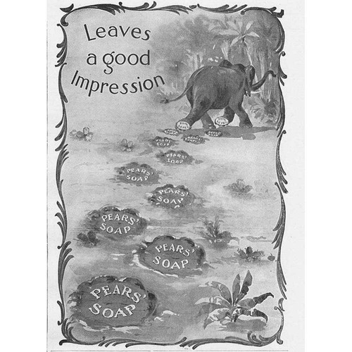 Pears soap elephant theme - pears,
