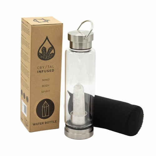 Clear quartz crystal infused - clear,