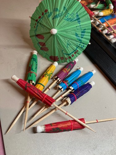 Umbrella cocktail sticks - cocktail,