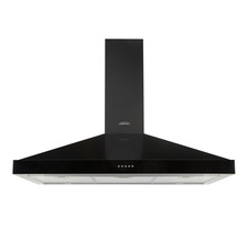 Belling Farmhouse 90cm Classic Chimney Hood Black 90 Grade C