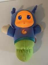 Hasbro 2009 Playskool Lullaby Light Up Musical Glow Worm PlushSoft Toy 9"